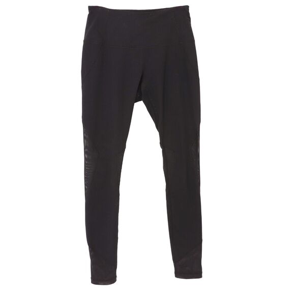 ZELLA Mesh Cutout Legging M High Rise Black Full Length Breathable Yoga EUC B7 - Picture 1 of 5